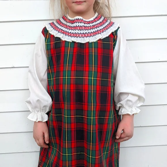 plus size red and green plaid dress Plaid Greta Dress – Retrolicious main image 0
